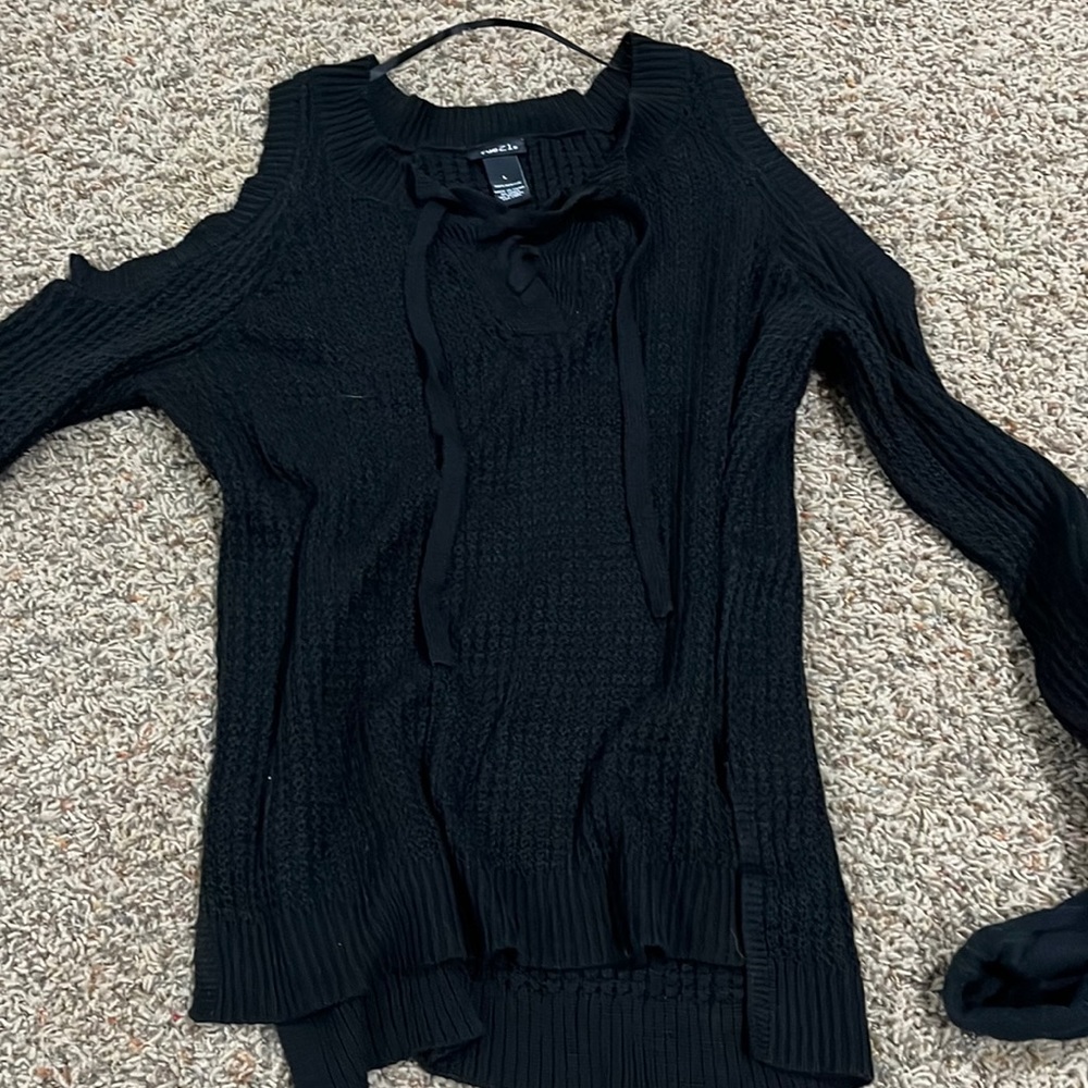 Long sleeve Off the Shoulder Sweater